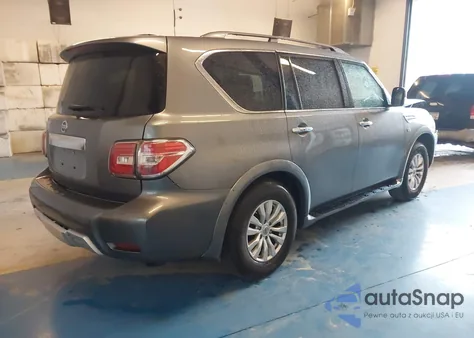 2017 Nissan Armada Sv z USA, uszkodzony, nr VIN JN8AY2NC0H9509657